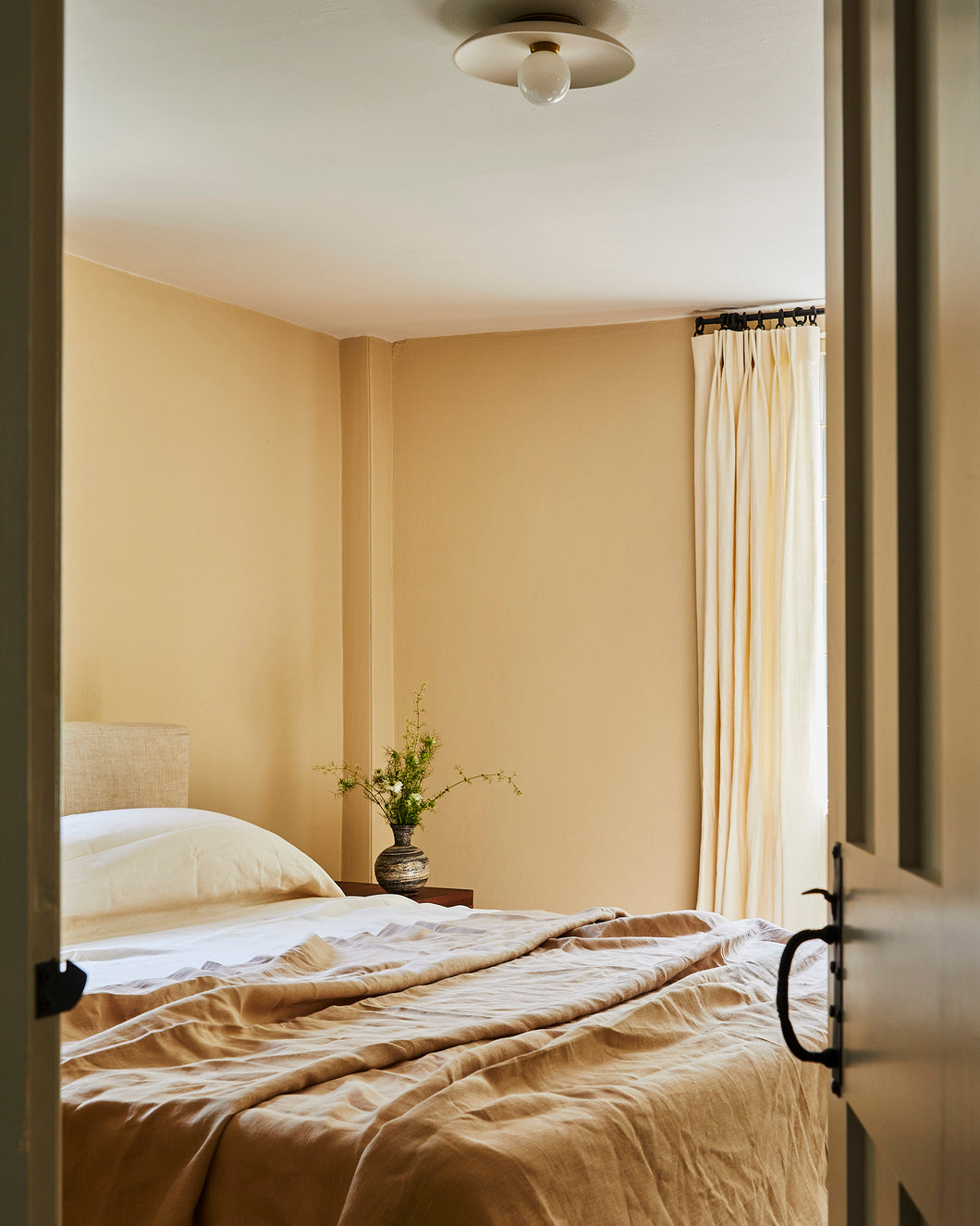 Linen Duvet Cover - Khaki