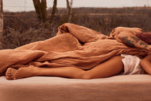 Linen Duvet Cover - Desert Rose