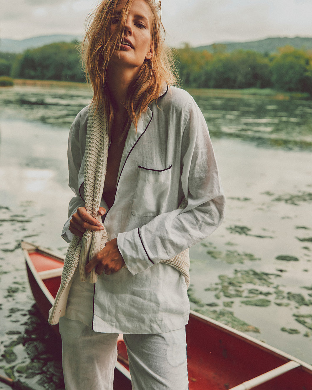 James PJ shirt - Unisex White