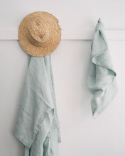 Full Length Linen Robe in Sea Salt