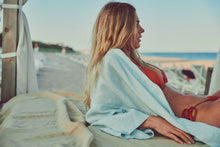 Full Length Linen Robe in Sea Salt