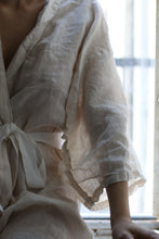 Full Length Linen Robe in Chalk