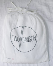 Linen Duvet  Soft Grey with Neon Pink Piping