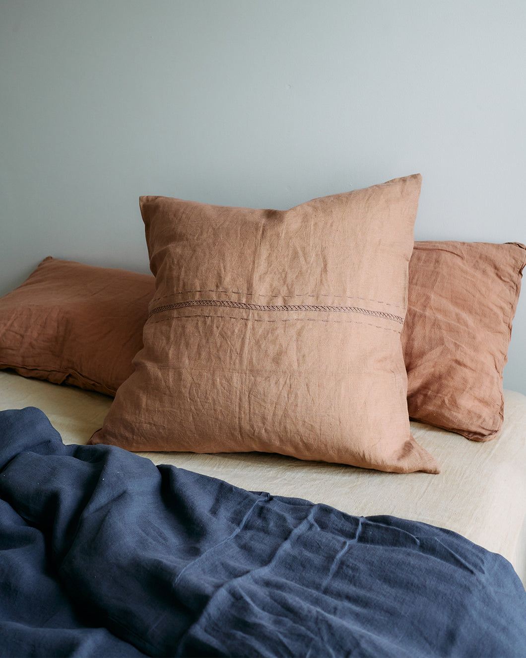 Linen Duvet Cover - Indigo