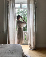 Full Length Linen Robe in Chalk