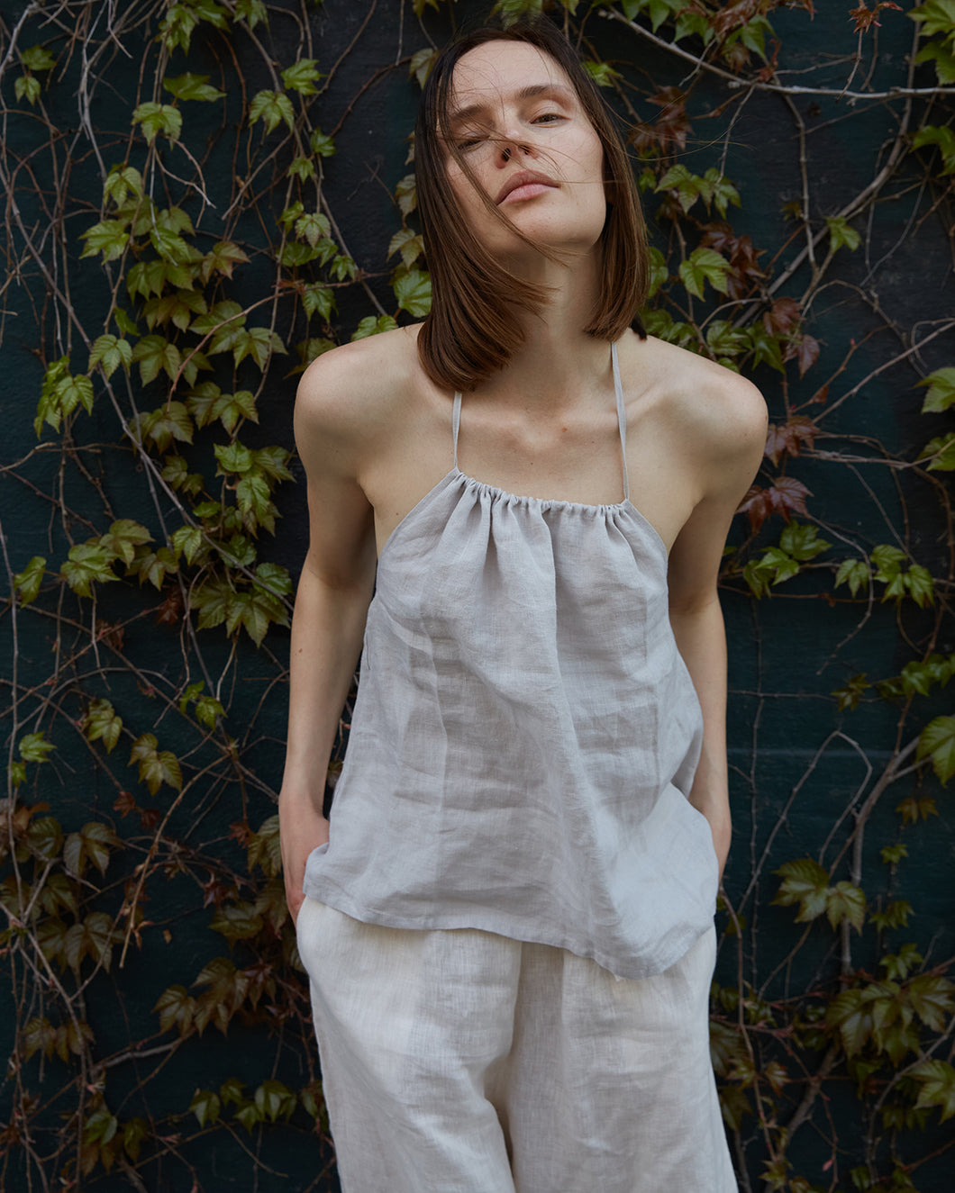 Audre Top - Cloud Grey
