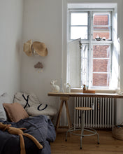 Linen Pillow Case - Desert Rose with Piping