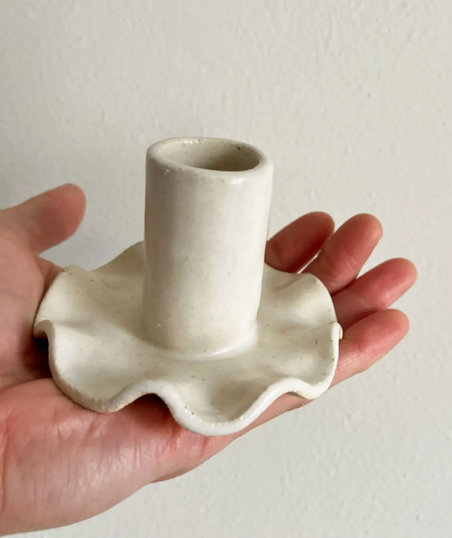 Ceramics - Salto - Ruffle Candle Holders