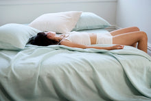 Linen Duvet Cover - Sea Salt