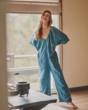 Hilda Jumpsuit - Indigo, Hand Dyed