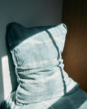 Linen Pillow Case - Hand Dyed Shibori Indigo