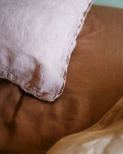 Linen Fitted Sheet - Earth Rose